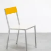 SUSAN BIJL Alu Chair, White Seat, Yellow Back< Meubels