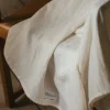 SUSAN BIJL Bath Sheet In Bone White, Light< Textiel