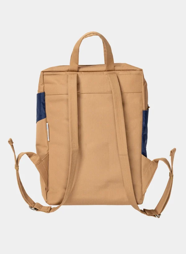 SUSAN BIJL Camel & Navy< The New Backpack