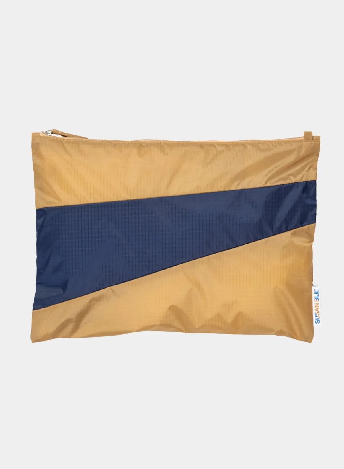 camel__navy_large_0.webp SUSAN BIJL Camel & Navy LARGE< The New Pouch