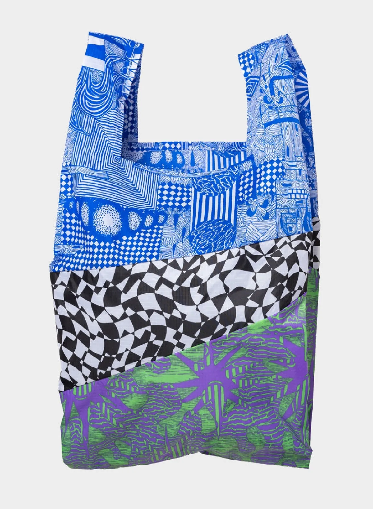 endless_smoking_croissant_0-2.webp SUSAN BIJL Endless Smoking Croissant Blue LARGE< The New Shopping Bag