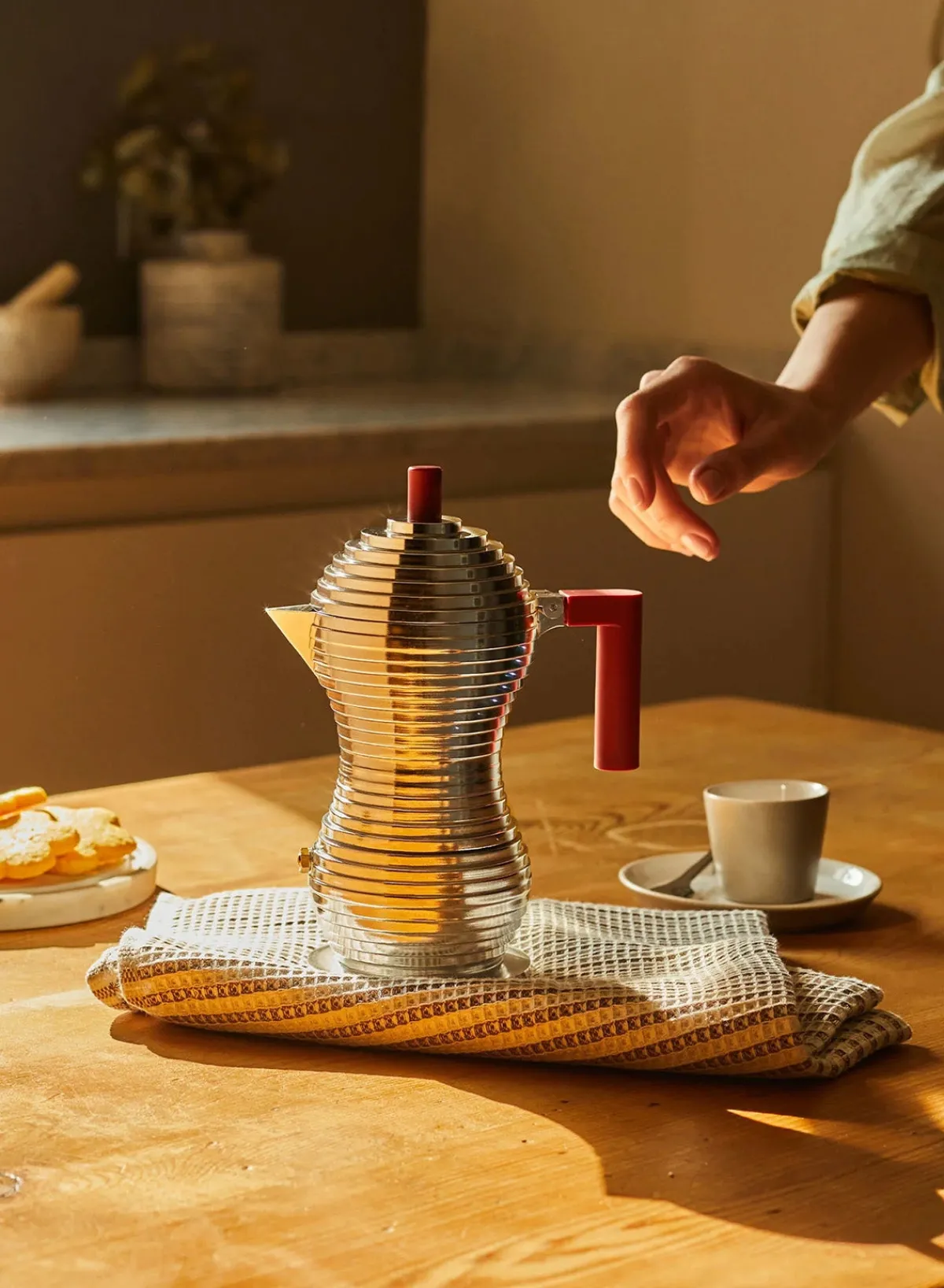 espresso_coffee_maker_pul_0-1.webp SUSAN BIJL Espresso Coffee Maker Pulcina For Induction, 6 Cups< Keuken & Tafelaankleding