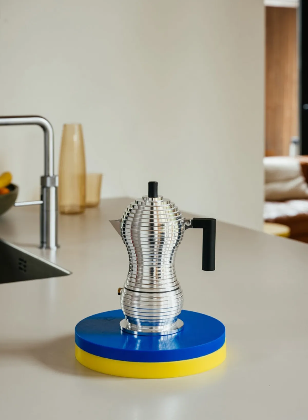 espresso_coffee_maker_pul_0-2.webp SUSAN BIJL Espresso Coffee Maker Pulcina, 3 Cups< Keuken & Tafelaankleding