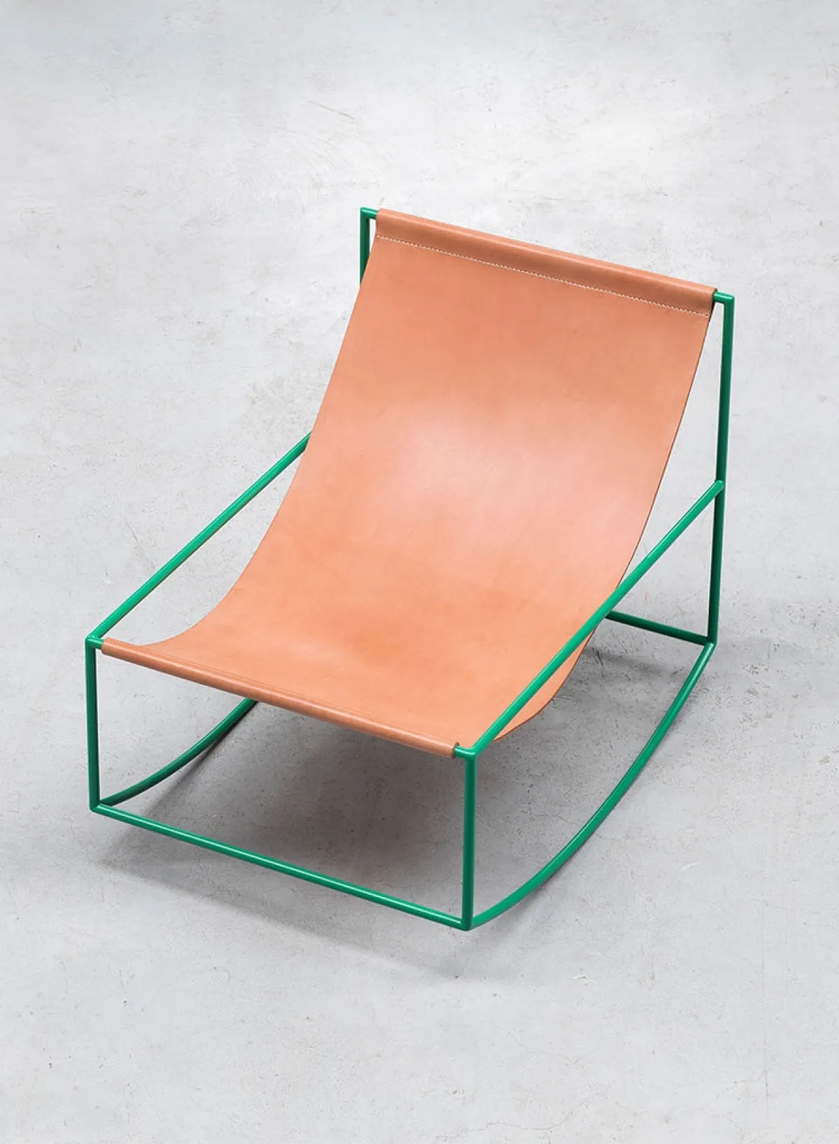 first_rocking_chair_green_0.webp SUSAN BIJL First Rocking Chair, Green< Meubels