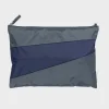 SUSAN BIJL Go & Navy LARGE< The New Pouch