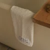 SUSAN BIJL Hand Towel In Bone White, Heavy< Textiel