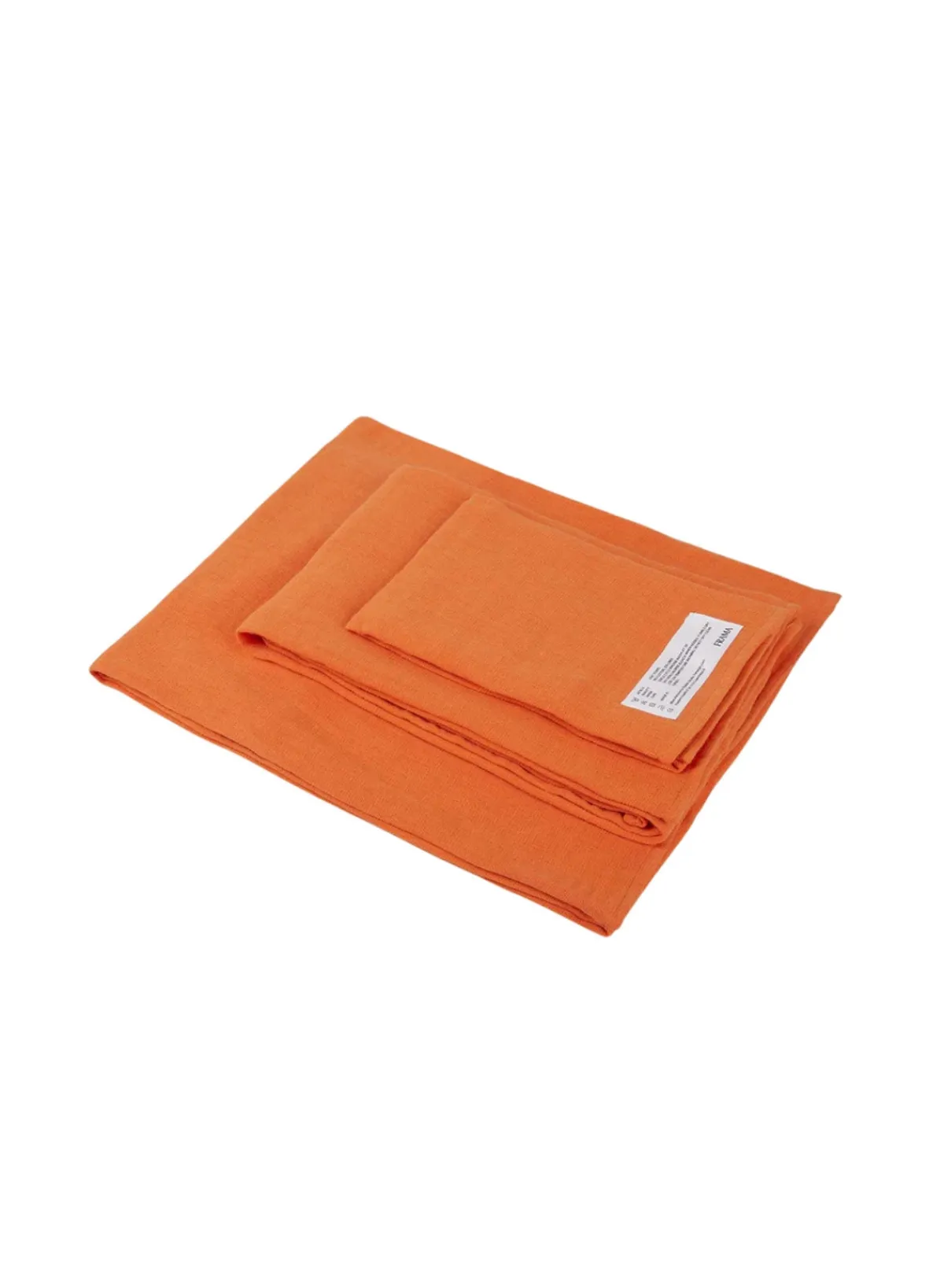hand_towel_in_burnt_orang_2-1.webp SUSAN BIJL Hand Towel In Burnt Orange White, Light< Textiel