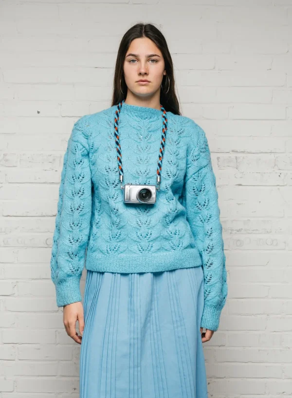 SUSAN BIJL Key Blue & Red Alert SHORT< The New Strap | The New Kumihimo Strap