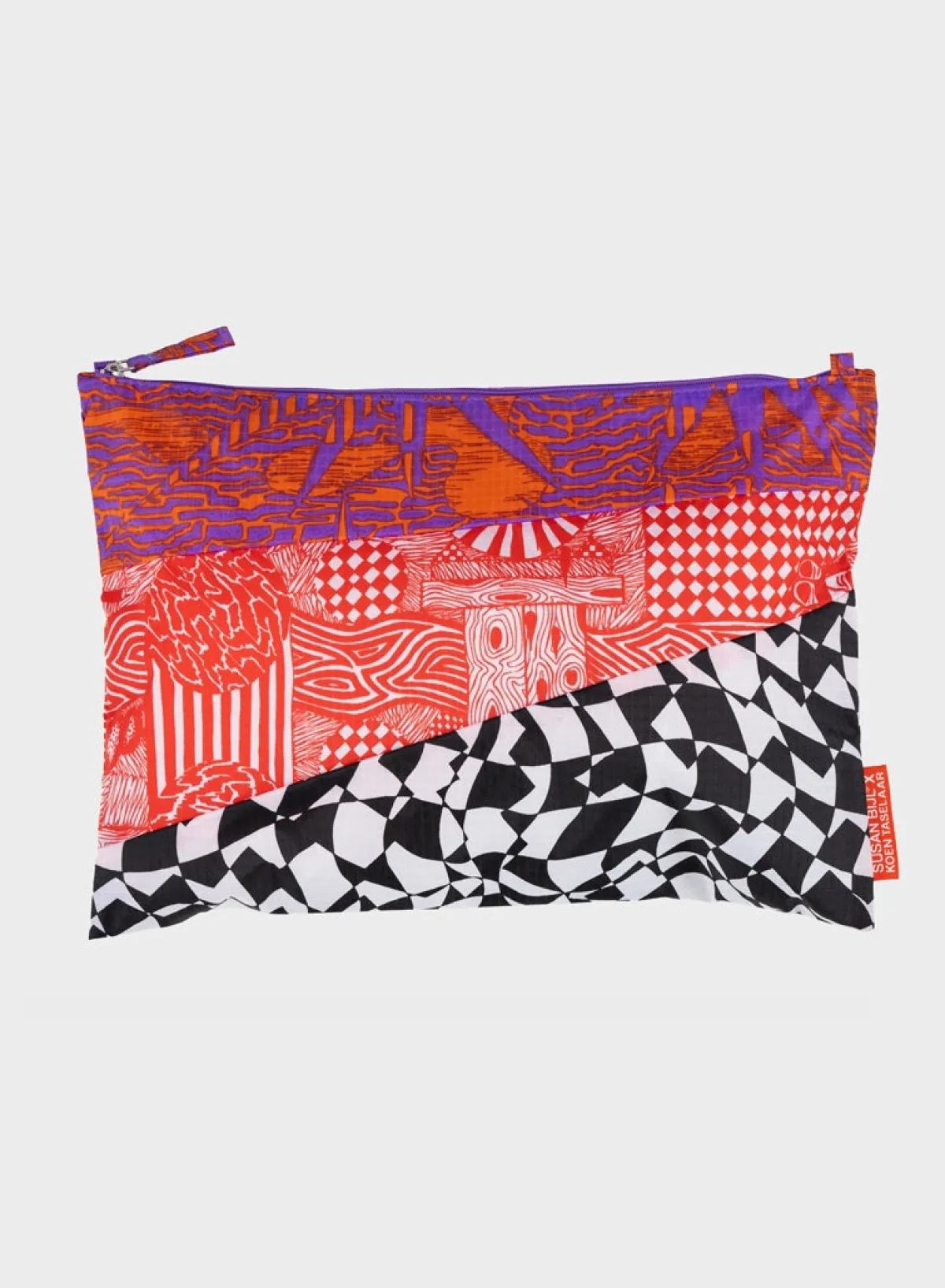 kiki_bouba_red_large_0-1.webp SUSAN BIJL Kiki Bouba Red LARGE< The New Pouch