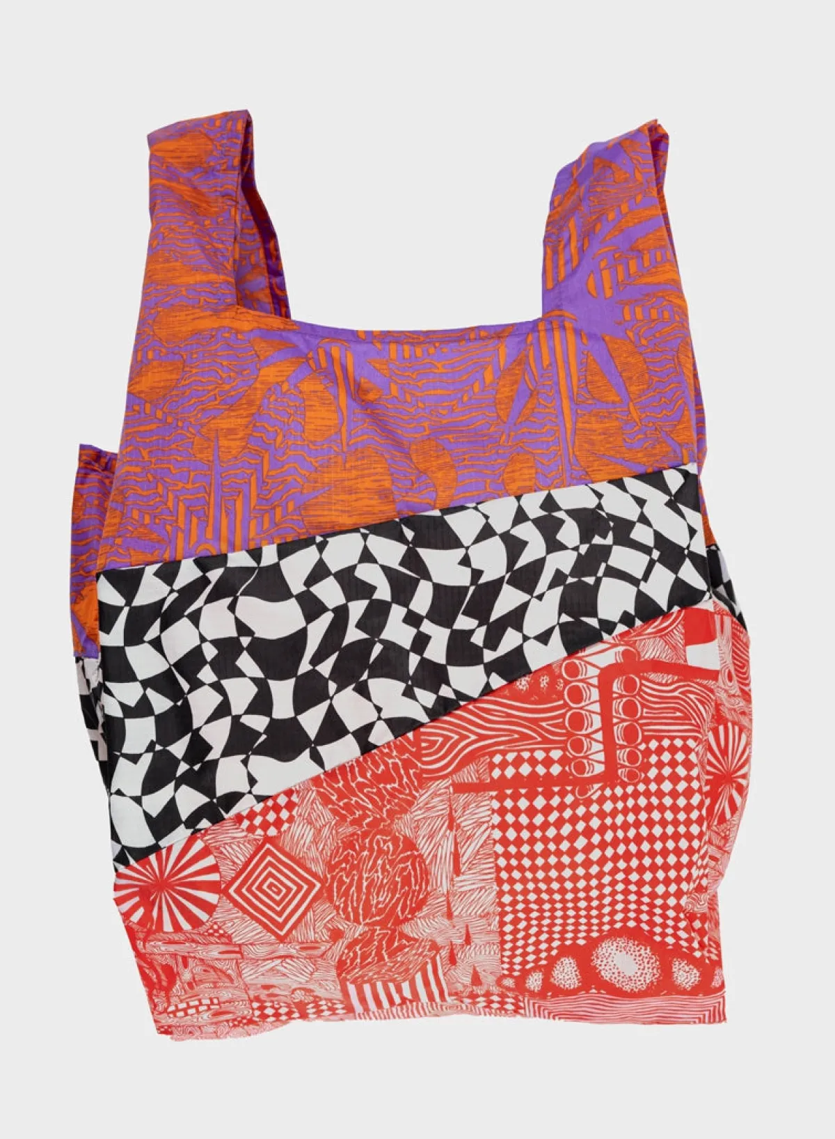 kiki_bouba_red_large_0.webp SUSAN BIJL Kiki Bouba Red LARGE< The New Shopping Bag