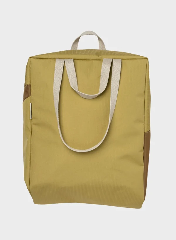 SUSAN BIJL Moss & Camel LARGE< The New Tote Bag