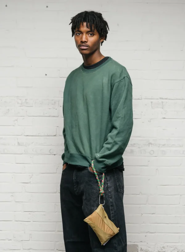 SUSAN BIJL Moss & Camel SMALL< The New Pouch