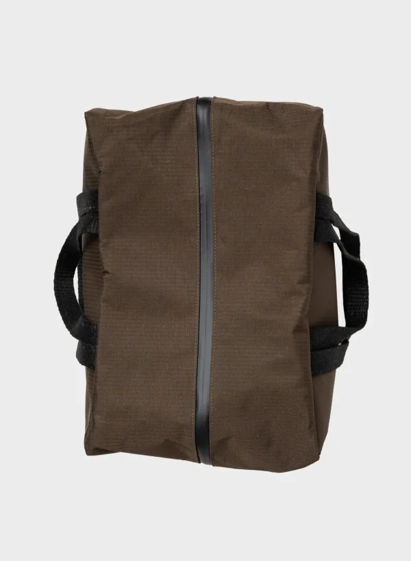 SUSAN BIJL Mud & Black LARGE< The New Tote Bag