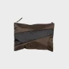 SUSAN BIJL Mud & Black MEDIUM< The New Pouch