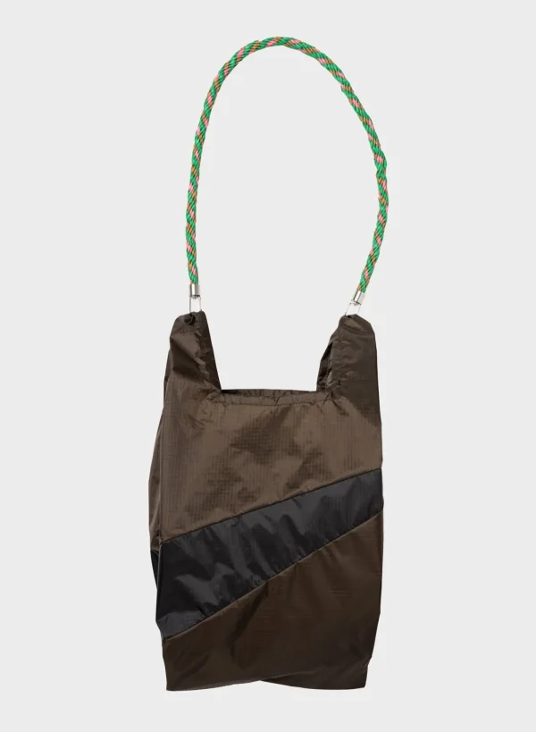 SUSAN BIJL Mud & Black MEDIUM< The New Shopping Bag