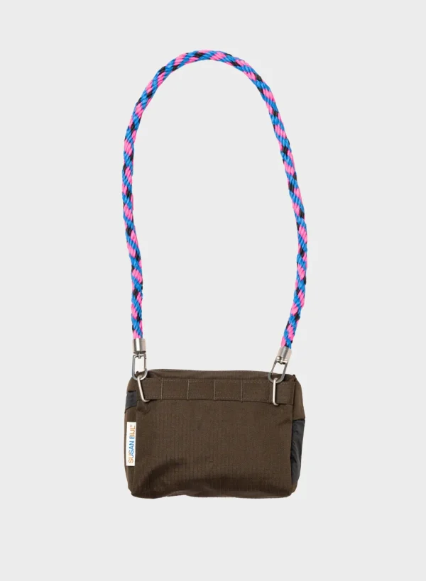 SUSAN BIJL Mud & Black SMALL< The New Bum Bag
