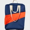 SUSAN BIJL Navy & Red Alert LARGE< The New Tote Bag