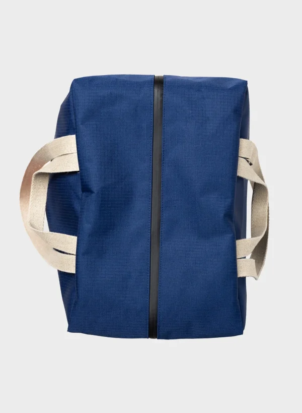 SUSAN BIJL Navy & Red Alert LARGE< The New Tote Bag