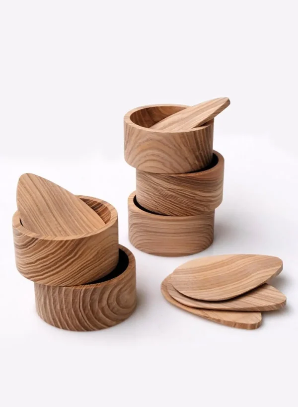 SUSAN BIJL Saleiro Salt Container, Ash< Keuken & Tafelaankleding