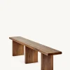 SUSAN BIJL (Showroom) Bench Walnut Solid, LARGE< Meubels