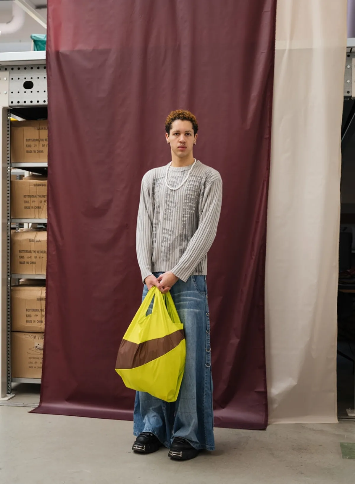 sport__brown_large_1.webp SUSAN BIJL Sport & Brown LARGE< The New Shopping Bag