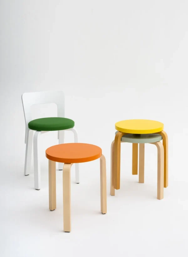 SUSAN BIJL Stool 60, Honey< Meubels