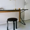 SUSAN BIJL Stool 60, Legs Black, Seat Black< Meubels