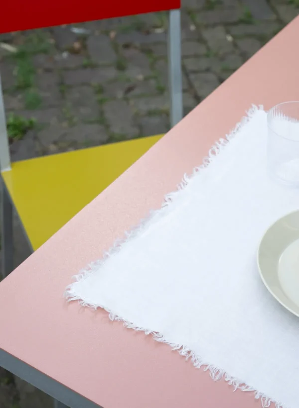 SUSAN BIJL Table Napkin With Fringes In Off White< Keuken & Tafelaankleding | Textiel