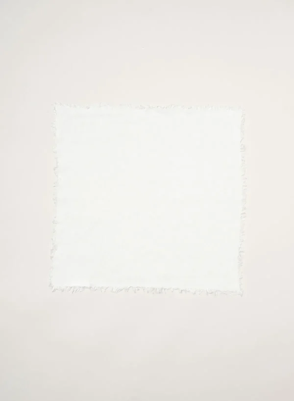 SUSAN BIJL Table Napkin With Fringes In Off White< Keuken & Tafelaankleding | Textiel