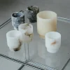 SUSAN BIJL Tlight Holder, Grey, SMALL< Kaarsenhouders