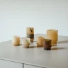 SUSAN BIJL Tlight Holder, Tabac, SMALL< Kaarsenhouders