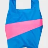SUSAN BIJL Wave & Fluo Pink LARGE< The New Shopping Bag